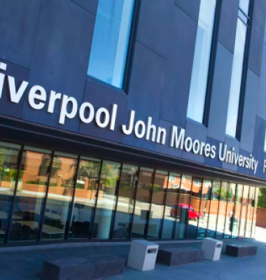 Photograph of the exterior of Liverpool John Moores University