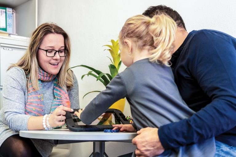 Assisting young student