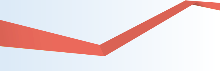 Graphic of pink sash running horizontally across a sky blue background